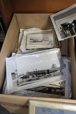 Lot 6 - Aviation & Military ephemera. A mixed collection of aviation and military ephemera