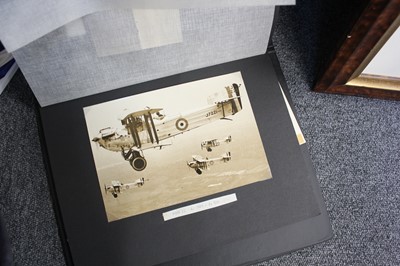 Lot 6 - Aviation & Military ephemera. A mixed collection of aviation and military ephemera