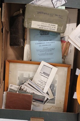 Lot 293 - Militaria. A WWII black bakelite field telephone and other related items