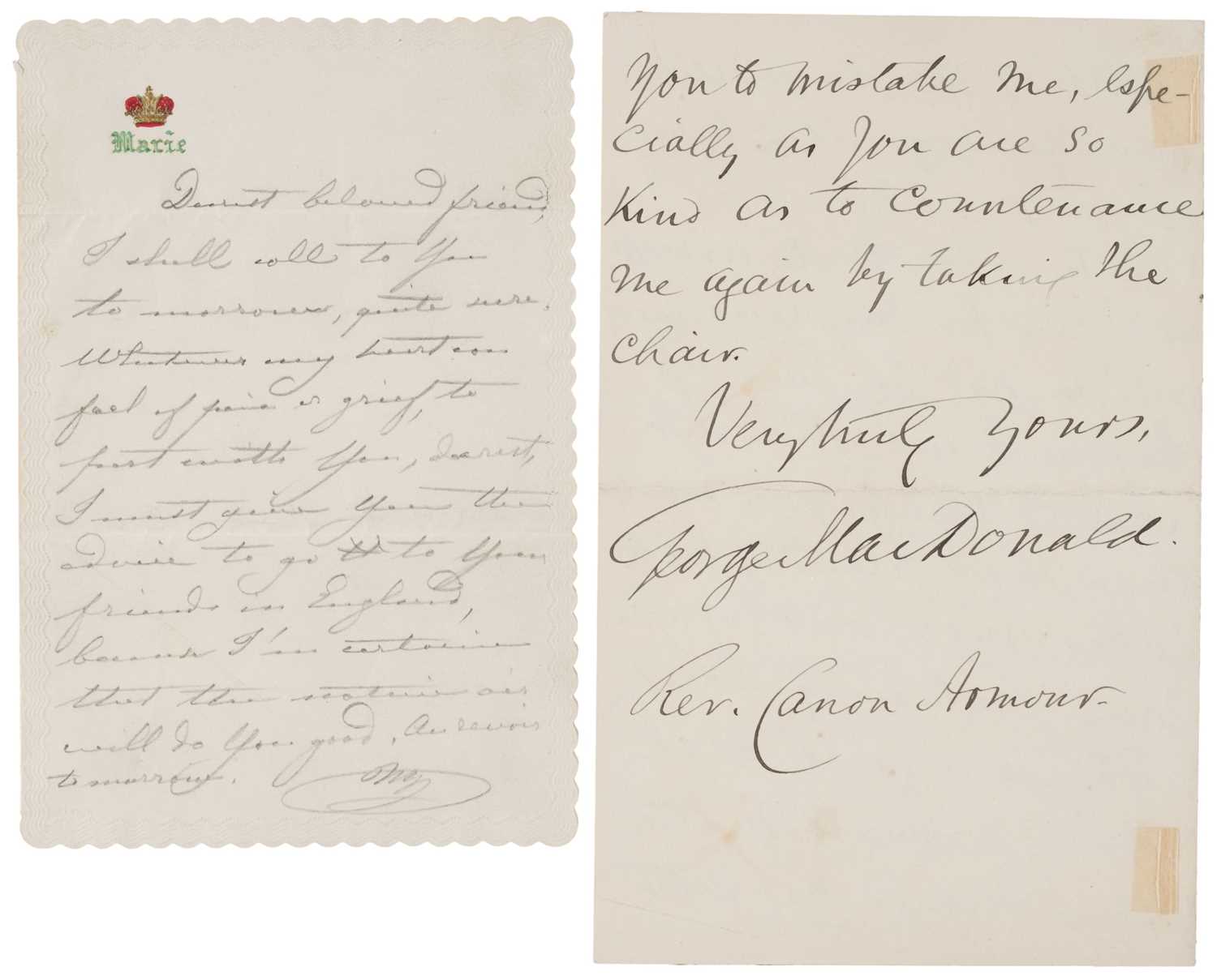 Lot 289 - Historical Autographs. An assorted collection of approximately 160 signed letters