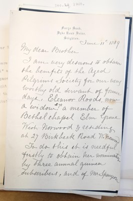 Lot 289 - Historical Autographs. An assorted collection of approximately 160 signed letters