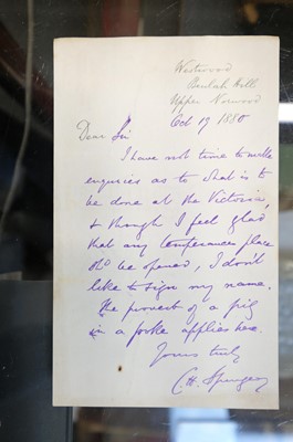 Lot 289 - Historical Autographs. An assorted collection of approximately 160 signed letters