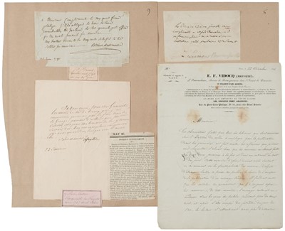 Lot 282 - French Letters. A collection of approx. 40 mostly French letters, 19th c.
