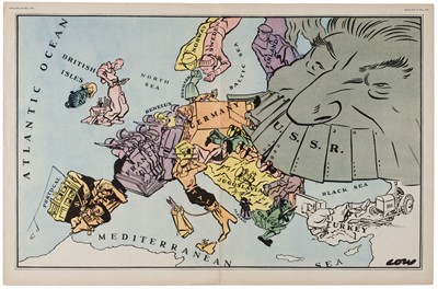 Lot 149 - Europe. Low (David), Untitled Satirical Map of Cold War Europe