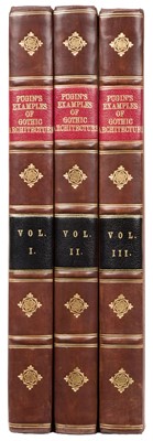Lot 369 - Pugin (Augustus). Examples of Gothic Architecture, 3 volumes, 1831-38