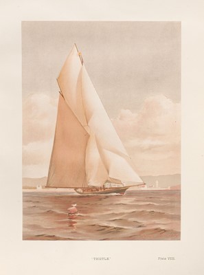 Lot 78 - Meikle (James & Henry Shields). Famous Clyde Yachts 1880-87, 1st edition, Glasgow & London: Oatts & Runciman, 1888