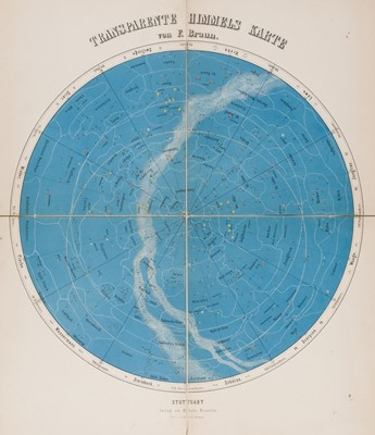 Lot 176 - Braun (Freidrich). Himmels-Atlas in Transparenten Karten..., Stuttgart: circa 1860