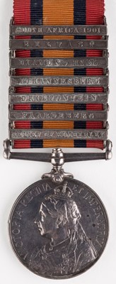 Lot 223 - Queen's South Africa Medal 1899-1902 (5286 Pte I. Jones. Welsh Regt)