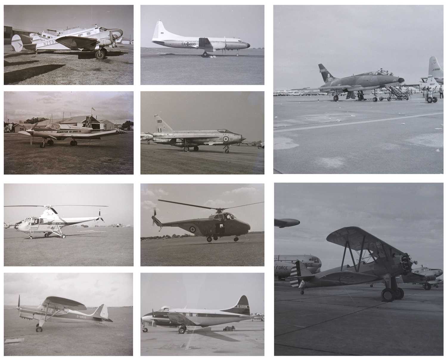 Lot 7 - Aviation negatives. A collection of approximately 3,500 black and white negatives