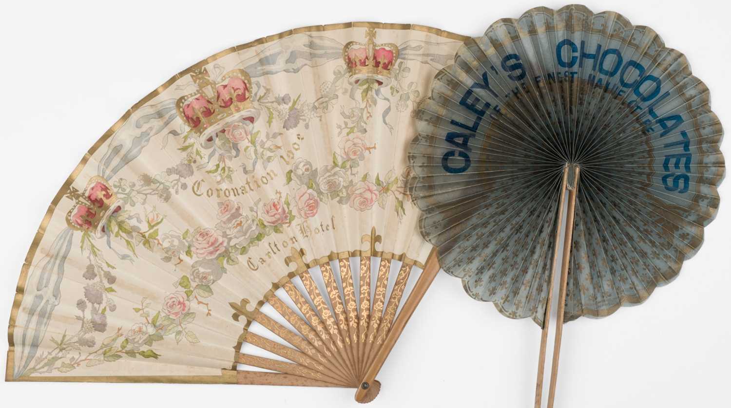Lot 561 - European Fans. Coronation fan, 1902, & 43 others
