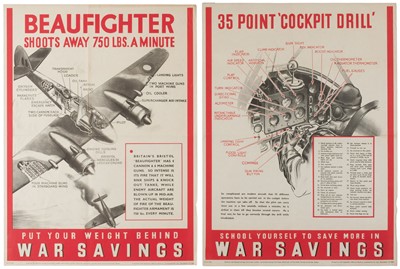 Lot 166 - National Savings Committee. A pair of posters issued by the National Savings Committee