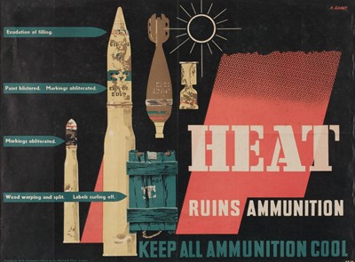 Lot 154 - Games (Abram, 1914-1996). A pair of World War II posters from artwork by Abram Games