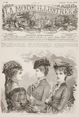 Lot 400 - Fashion. La Mode Illustrée Journal de la Famille, 3 volumes