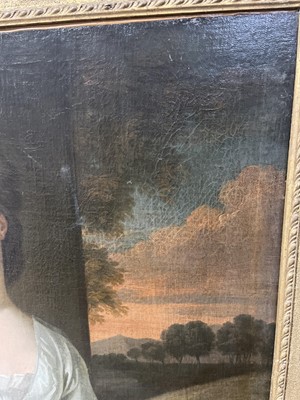 Lot 17 - Irish School. Portrait of Martha, 1st Countess Aldborough, circa 1730, oil painting in Kent frame