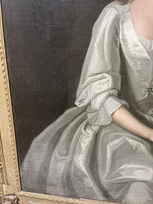 Lot 17 - Irish School. Portrait of Martha, 1st Countess Aldborough, circa 1730, oil painting in Kent frame