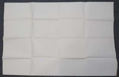 Lot 30 - Messerschmitt ME 109. A technical drawing blueprint, Royal Aircraft Establishment