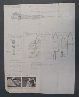 Lot 24 - Davis (George Horace, 1881-1963). “Tank Busters”..., c. 1930s, a rough sketch...