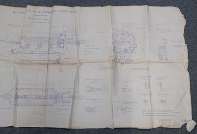 Lot 29 - Davis (George Horace, 1881-1963). Vickers “Wellington”..., c. 1940, blueprint cutaway drawing
