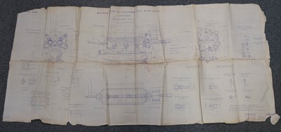 Lot 29 - Davis (George Horace, 1881-1963). Vickers “Wellington”..., c. 1940, blueprint cutaway drawing