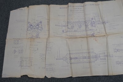 Lot 29 - Davis (George Horace, 1881-1963). Vickers “Wellington”..., c. 1940, blueprint cutaway drawing