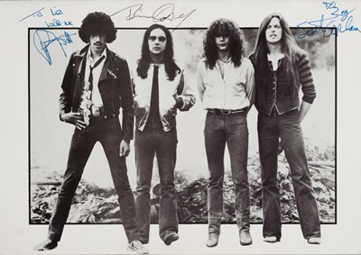 Lot 320 - Thin Lizzy. Bad Reputation Tour77, UK tour programme, [1977], signed programme + 1