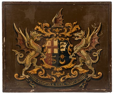 Lot 175 - Railway coach panels. London Midland & Scottish Railway Company