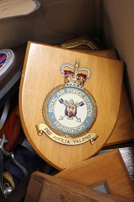 Lot 42 - RAF ephemera. A collection of items belonging to Squadron Leader Peter Russel-Smith