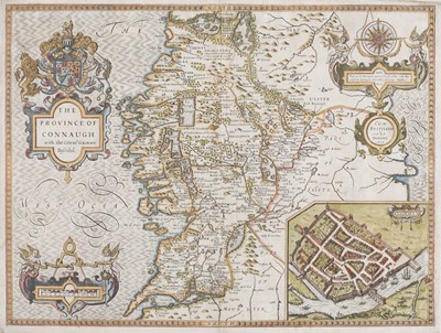 Lot 167 - Ireland. Speed (John), The Province of Connaugh with the City of Galwaye Described, circa 1627