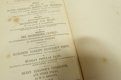 Lot 19 - Money (Edward). Twelve Months with the Bashi-Bazouks, 1st edition, 1857