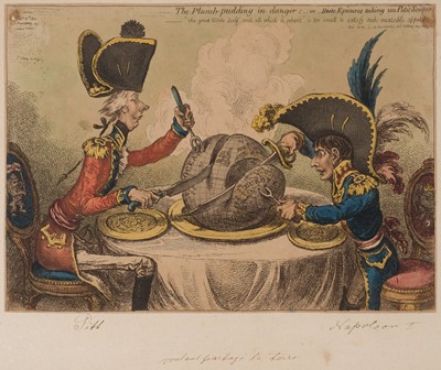 Lot 233 - Gillray (James). [The Plumb Pudding in Danger..., 1805]