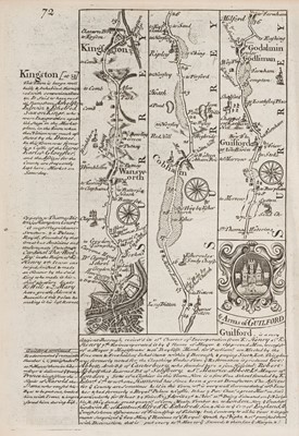 Lot 130 - Bowen (Emanuel & John Owen). A Collection of approximately 160 road maps, 1720 or later