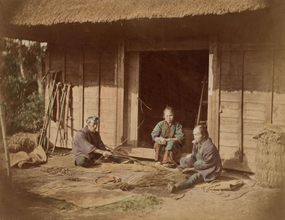 Lot 70 - Japan. A group of 36 photographs of Japanese agriculture, c. 1890s