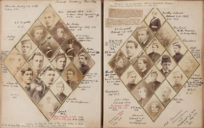 Lot 116 - Victorian photograph albums. A group of 6 unrelated photograph albums...