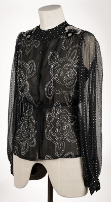 Lot 509 - Porter (Thea, 1927-2000). A spangled evening blouse, circa 1960s/70s