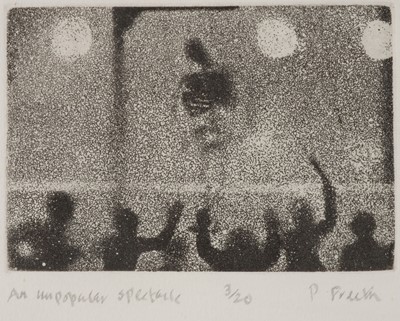 Lot 402 - Peter Freeth (b.1938). An unpopular spectacle