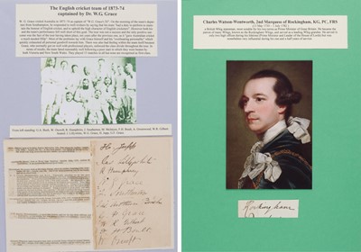 Lot 280 - Free fronts & cut signatures. A collection of approx. 48 autographs...