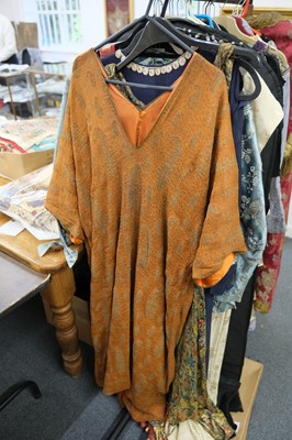 Lot 459 - Clothing. A beaded evening coat, circa 1928, & other items of clothing, early 20th century & later