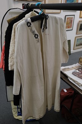 Lot 459 - Clothing. A beaded evening coat, circa 1928, & other items of clothing, early 20th century & later