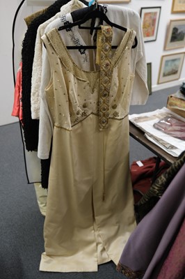 Lot 459 - Clothing. A beaded evening coat, circa 1928, & other items of clothing, early 20th century & later