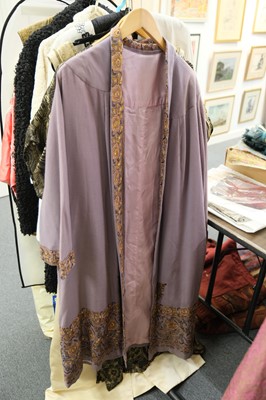 Lot 459 - Clothing. A beaded evening coat, circa 1928, & other items of clothing, early 20th century & later