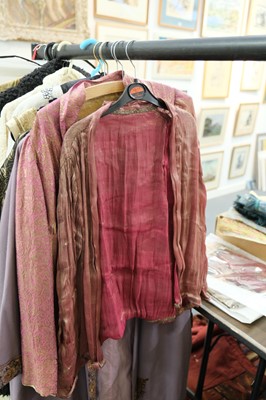 Lot 459 - Clothing. A beaded evening coat, circa 1928, & other items of clothing, early 20th century & later