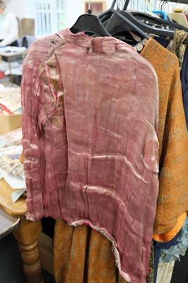 Lot 459 - Clothing. A beaded evening coat, circa 1928, & other items of clothing, early 20th century & later