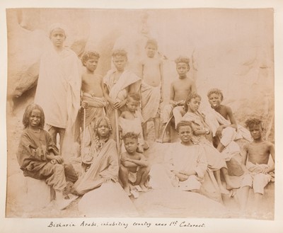 Lot 146 - Middle East. An album containing 76 mounted albumen prints of Egypt and the Holy Land