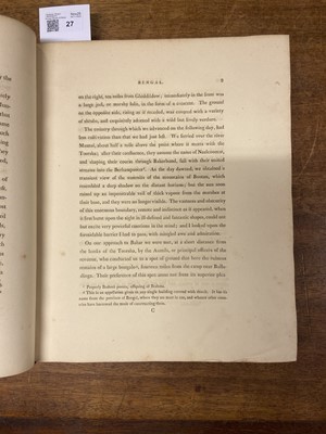 Lot 27 - Turner (Samuel). An Account of an Embassy to the Court of the Teshoo Lama, in Tibet, 1800