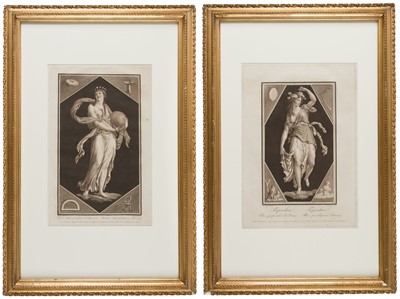 Lot 214 - Boizot (Antoine). A pair of classical engravings, Paris: circa 1790