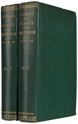 Lot 107 - Darwin (Charles). The Variation of Animals and Plants..., 2 volumes, 1st edition, 1868