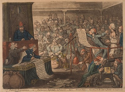 Lot 234 - Gillray (James). Patriotic Regeneration..., H. Humphrey, March 2nd 1795