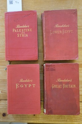 Lot 1 - Baedeker (Karl). Palestine and Syria..., Handbook for Travellers, 1912