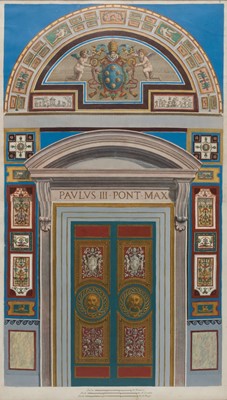 Lot 273 - Raphael Sanzio da Urbino (after). [Doorway to the Raphael Loggia at the Vatican] circa 1772