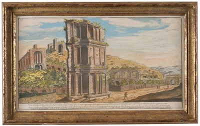 Lot 250 - Maggi (Giovanni). Three Italianate views, [1618 or later]